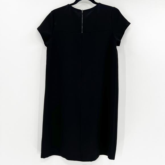 Chelsea 28 Black Shift Short Sleeve Mini Dress M‎ - Picture 3 of 5